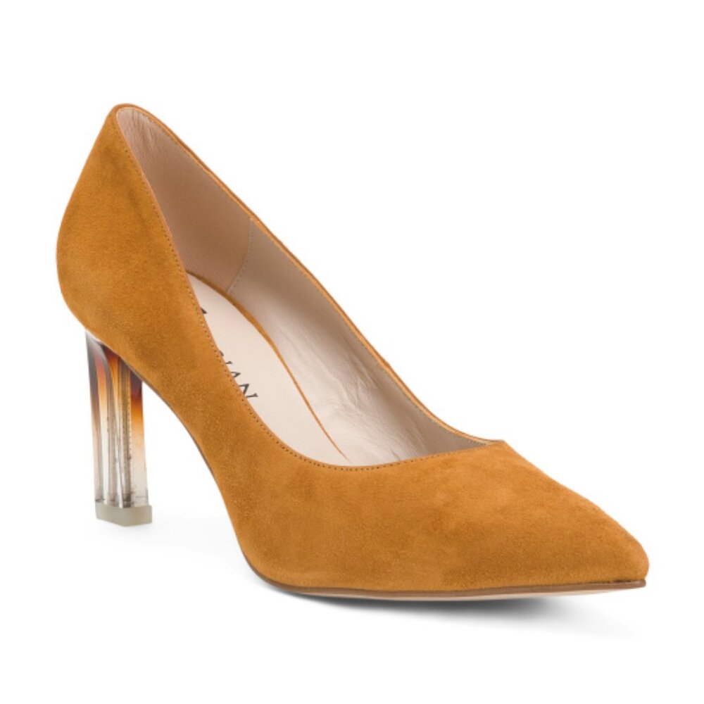 MARIAN Made In Spain Suede Heeled Pumps